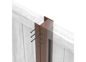 Durapost Classic post 1800mm Sepia from WEBBS Builders Merchants