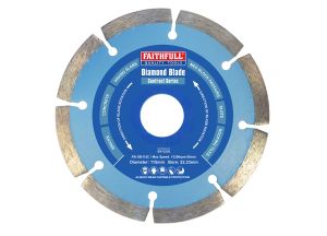 Faithfull Contract Series Diamond Blades from WEBBS Builders Merchants