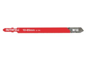 Faithfull Jigsaw Blades (5) Metal 21tpi 110mm from WEBBS Builders Merchants