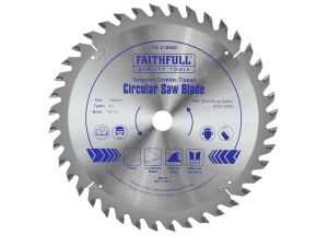 Faithfull TCT Circular Saw Blades 180mm from WEBBS Builders Merchants