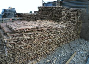 0.9m High x 1.83m Wide Hazel Hurdle from WEBBS Builders Merchants