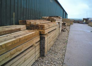 100 x 100 x 2.1M Treated posts from WEBBS Builders Merchants