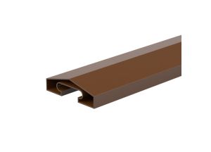 Durapost Capping rail 65mm x 1830mm Sepia from WEBBS Builders Merchants