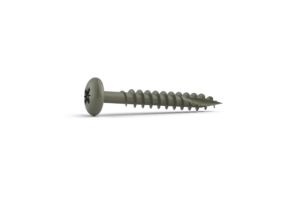 Durapost Pan head screws Olive x 10 from WEBBS Builders Merchants