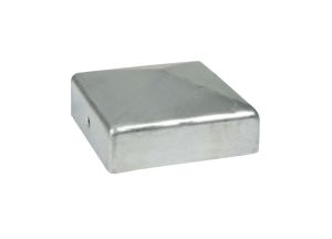 Durapost Post cap Galvanised from WEBBS Builders Merchants