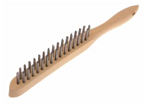 Faithfull Heavy-Duty Scratch Brush 2 Row from WEBBS Builders Merchants