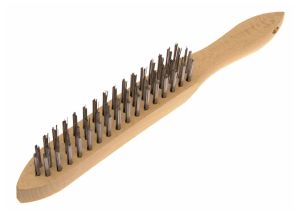 Faithfull Heavy-Duty Scratch Brush 3 Row from WEBBS Builders Merchants