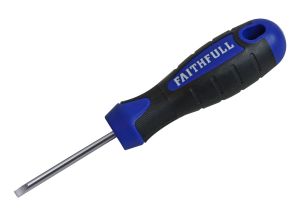 Faithfull Soft-Grip Bradawl - Chisel Tip from WEBBS Builders Merchants