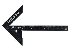 Faithfull Prestige Centre Finder Gauges - Black Aluminium from WEBBS Builders Merchants