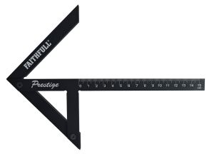 Faithfull Prestige Centre Finder Gauges - Black Aluminium from WEBBS Builders Merchants