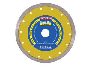 Faithfull Ceramic Series Diamond Blades from WEBBS Builders Merchants