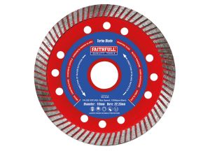 Faithfull Turbo Series Diamond Blades from WEBBS Builders Merchants