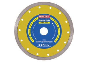 Faithfull Ceramic Series Diamond Blades from WEBBS Builders Merchants