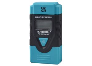 Faithfull Damp and Moisture Meter LCD Display from WEBBS Builders Merchants