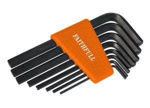 Faithfull Hex Key Set of 8 - Metric Short Arm from WEBBS Builders Merchants