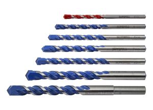 Faithfull Multi Construction TCT Drill Bit - Set of 7 - 4-12mm from WEBBS Builders Merchants