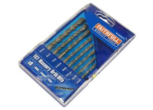 Faithfull TCT Masonry Drill Bit Set 8 Piece from WEBBS Builders Merchants