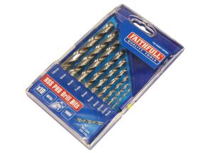 Faithfull Pro M2 HSS Drill Bit Set (x10) 1 - 10mm from WEBBS Builders Merchants