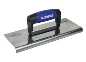 Faithfull Prestige Stainless Curved Edging Trowel 250 x 100mm from WEBBS Builders Merchants