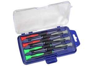 Faithfull Precision Screwdriver Set - 7 Piece from WEBBS Builders Merchants