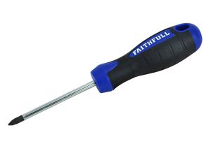 Faithfull Soft-Grip Screwdrivers Pozidriv from WEBBS Builders Merchants