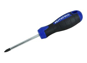 Faithfull Soft-Grip Screwdrivers Pozidriv from WEBBS Builders Merchants