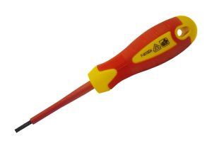 Faithfull VDE Screwdriver Slotted from WEBBS Builders Merchants