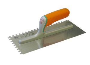 Faithfull Soft-Grip Notched Trowel from WEBBS Builders Merchants