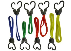 Faithfull Flat Style Bungee Cord Set 8-Piece from WEBBS Builders Merchants