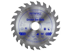 Faithfull TCT Circular Saw Blades 180mm from WEBBS Builders Merchants