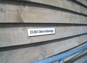 Feather Edge Board ex 22mm x 100mm x 1.65mtr ttd from WEBBS Builders Merchants