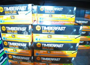 Timberfast Flush Head 100mm Box of 50no from WEBBS Builders Merchants